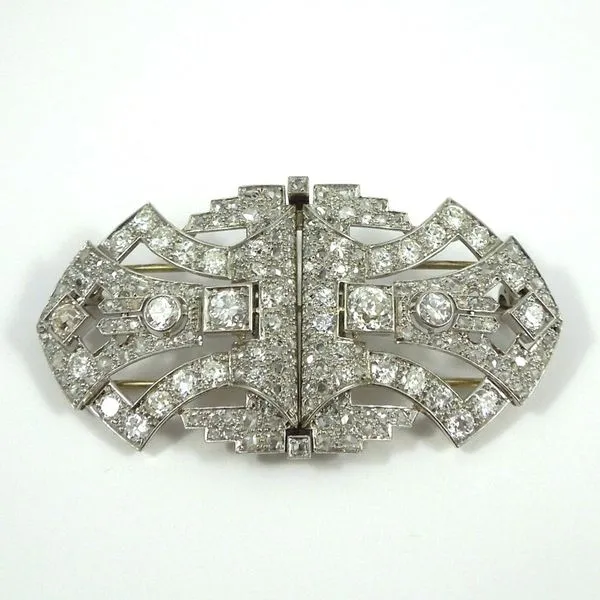 Antique Diamond Shoe Clips Joint Venture Jewelry Cary, NC