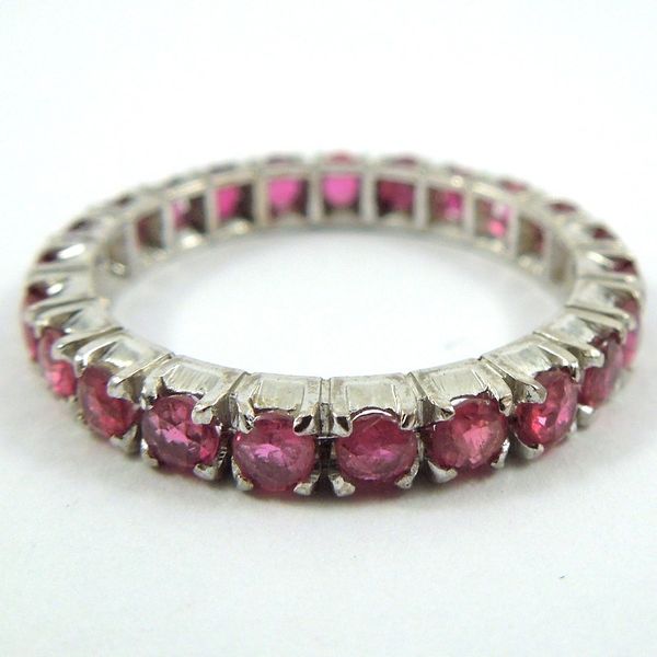 Ruby Eternity Wedding Band Joint Venture Jewelry Cary, NC