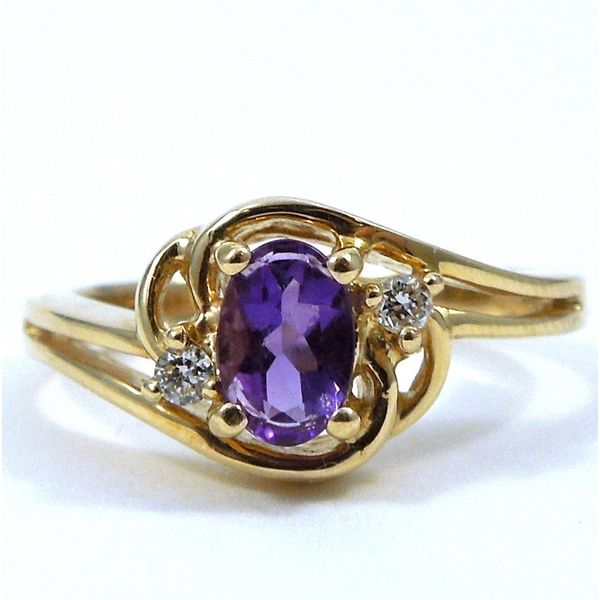 Amethyst & Diamond Ring Joint Venture Jewelry Cary, NC