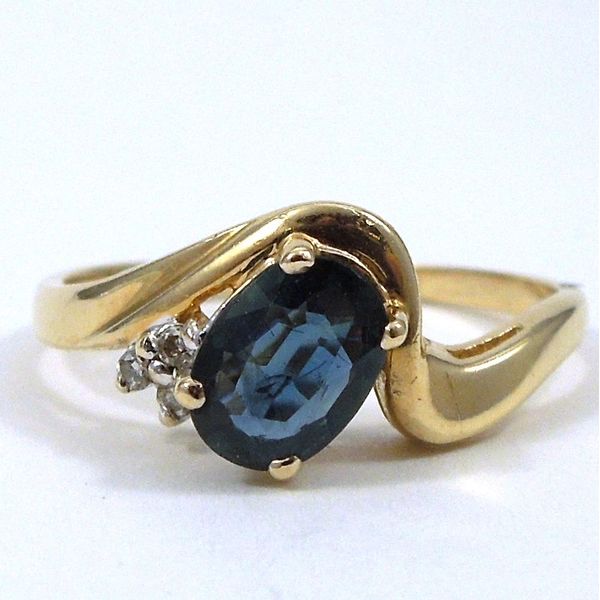 Asymmetrical Sapphire Ring Joint Venture Jewelry Cary, NC