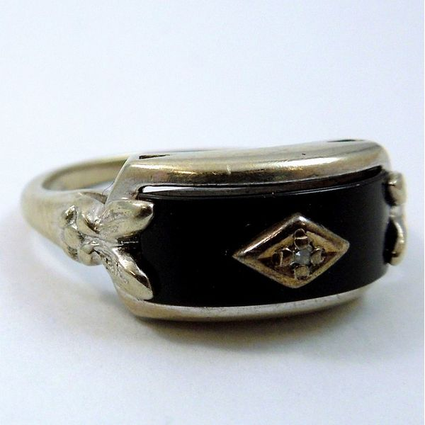 Onyx & Diamond Ring Joint Venture Jewelry Cary, NC