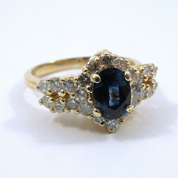 Sapphire & Diamond Ring Joint Venture Jewelry Cary, NC
