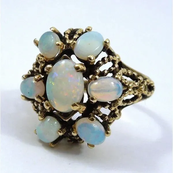 Opal Cluster Ring Joint Venture Jewelry Cary, NC