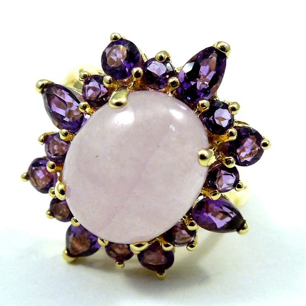 Chalcedony & Amethyst Ring Joint Venture Jewelry Cary, NC