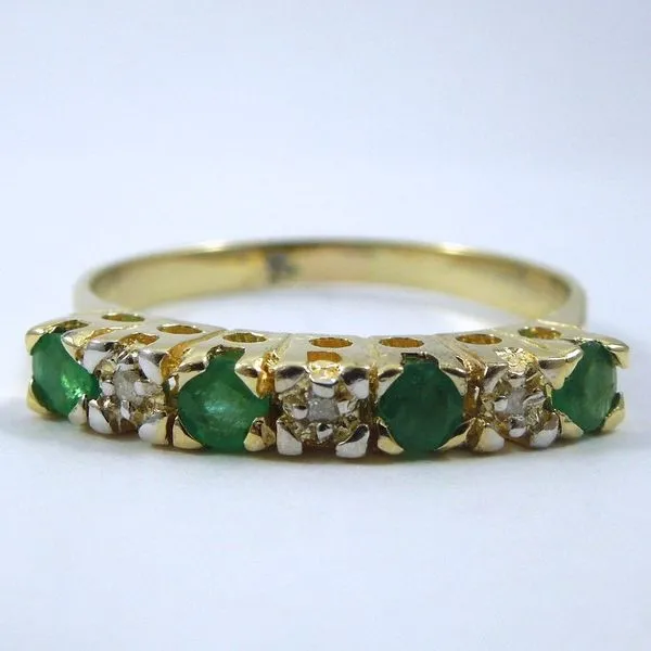 Emerald & Diamond Band Joint Venture Jewelry Cary, NC