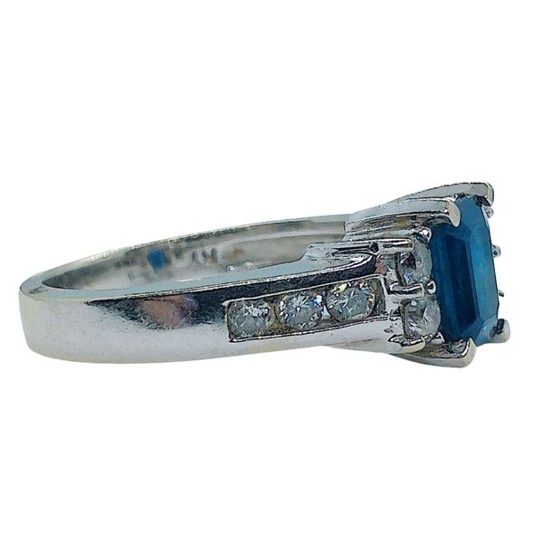 Sapphire & Diamond Ring Image 2 Joint Venture Jewelry Cary, NC