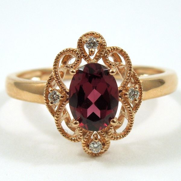 Garnet Ring Joint Venture Jewelry Cary, NC