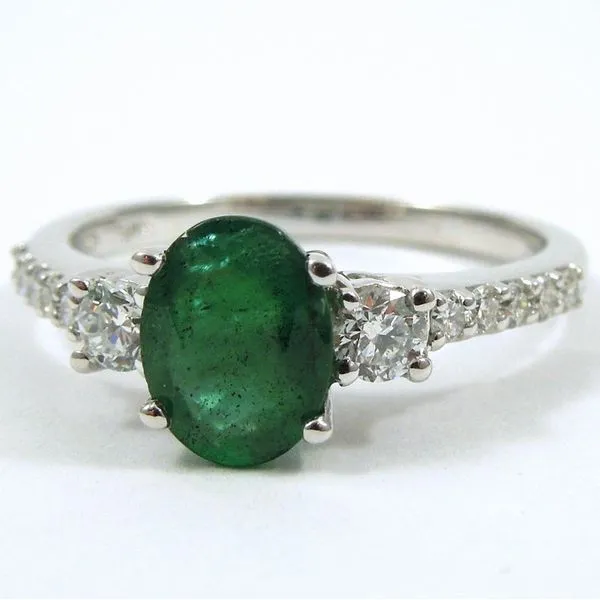 Emerald & Diamond Ring Joint Venture Jewelry Cary, NC