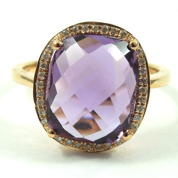 Rose Gold Amethyst Ring Joint Venture Jewelry Cary, NC