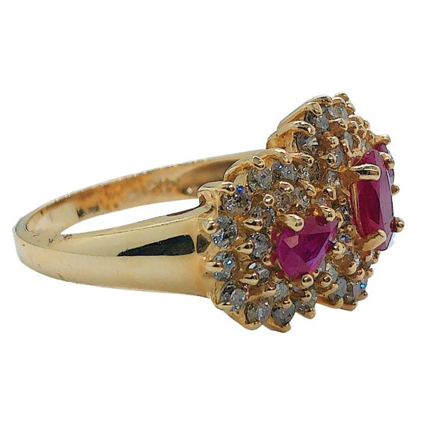 Ruby & Diamond Ring Image 2 Joint Venture Jewelry Cary, NC