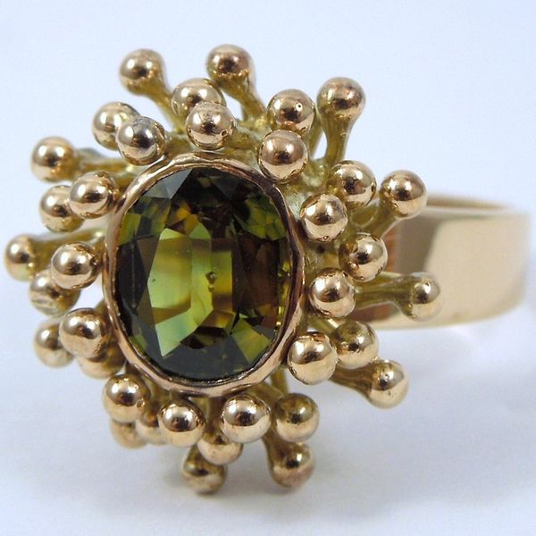 Green Sapphire Ring Joint Venture Jewelry Cary, NC