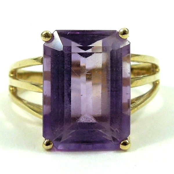 Emerald Cut Amethyst Cocktail Ring Joint Venture Jewelry Cary, NC