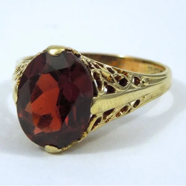 Garnet Ring Joint Venture Jewelry Cary, NC