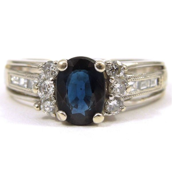 Sapphire & Diamond Ring Joint Venture Jewelry Cary, NC