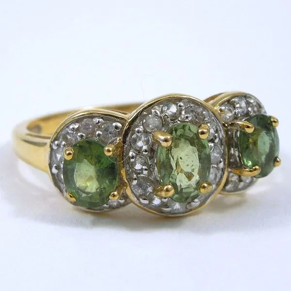 Green Sapphire Ring Joint Venture Jewelry Cary, NC