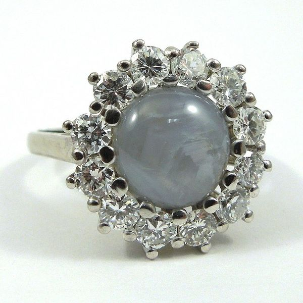 Star Sapphire & Diamond Ring Joint Venture Jewelry Cary, NC