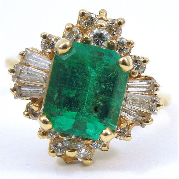 Emerald & Diamond Ring Joint Venture Jewelry Cary, NC