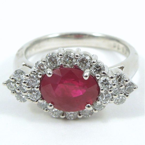 Pink Tourmaline & Diamond Ring Joint Venture Jewelry Cary, NC