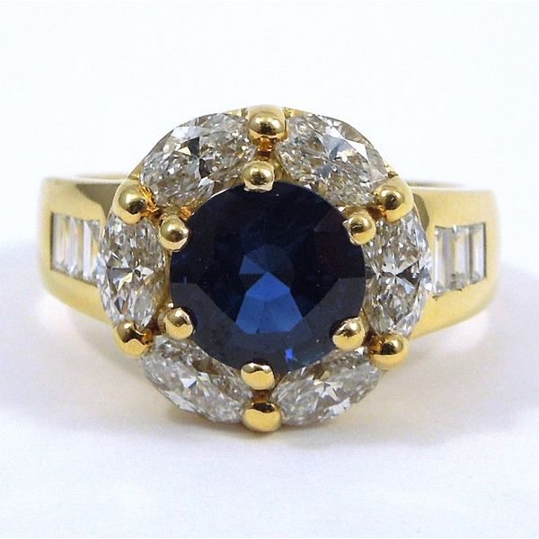 Sapphire & Diamond Ring Joint Venture Jewelry Cary, NC