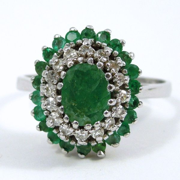 Emerald & Diamond Ring Joint Venture Jewelry Cary, NC