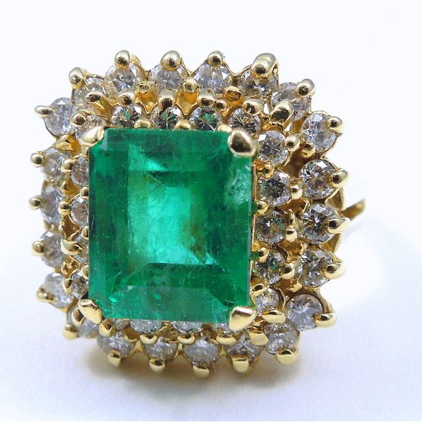 Emerald & Diamond Ring Joint Venture Jewelry Cary, NC