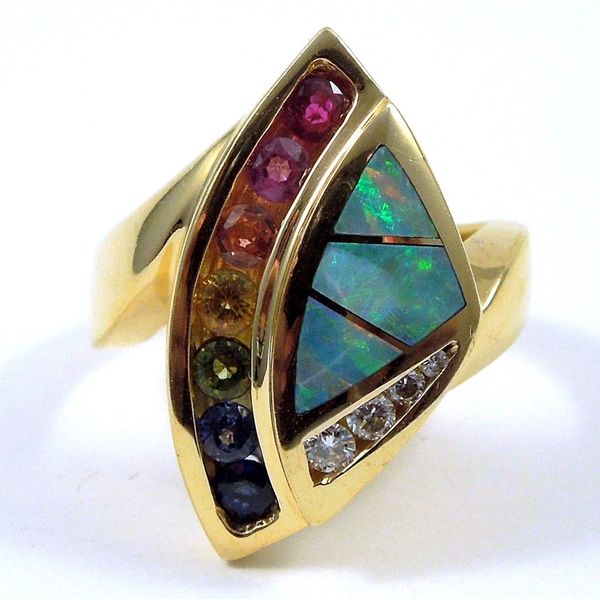 Opal & Semi-Precious Stone Ring Joint Venture Jewelry Cary, NC