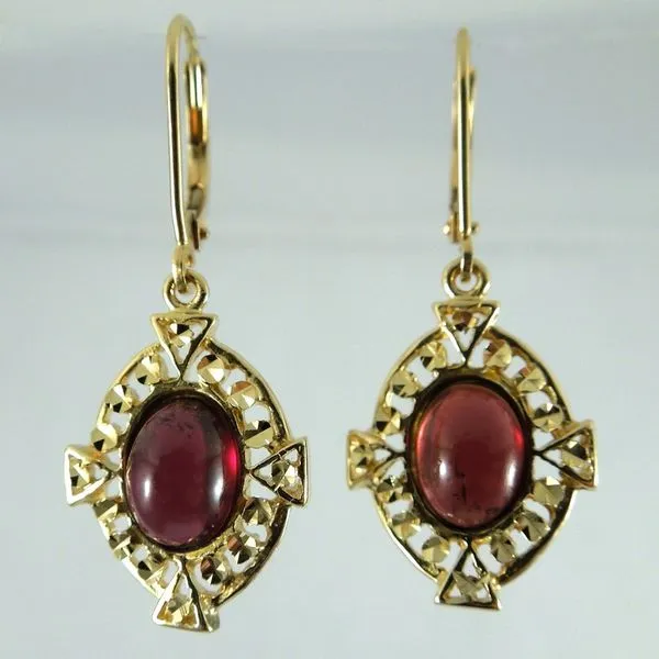 Garnet Earrings Joint Venture Jewelry Cary, NC