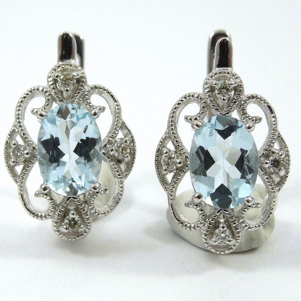 Aquamarine Earrings Joint Venture Jewelry Cary, NC