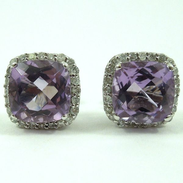 Amethyst Studs Joint Venture Jewelry Cary, NC