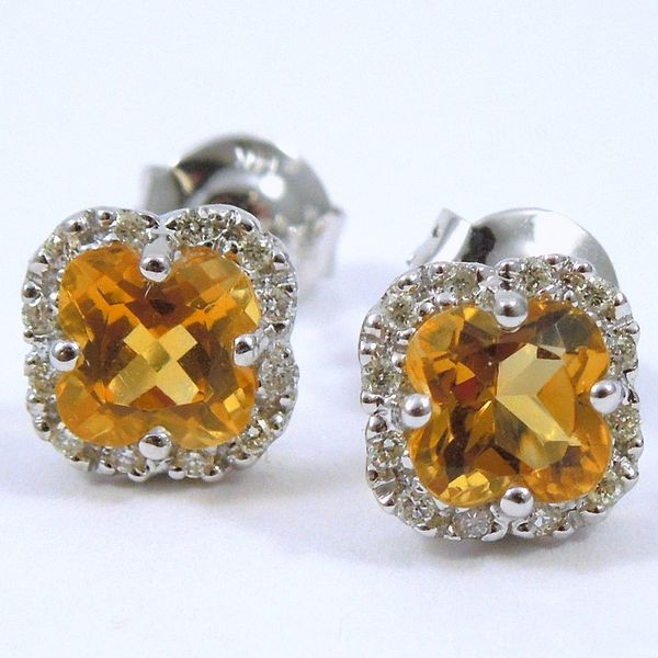 Citrine Studs Joint Venture Jewelry Cary, NC