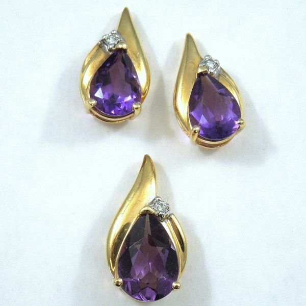 Amethyst Three Piece Set Joint Venture Jewelry Cary, NC