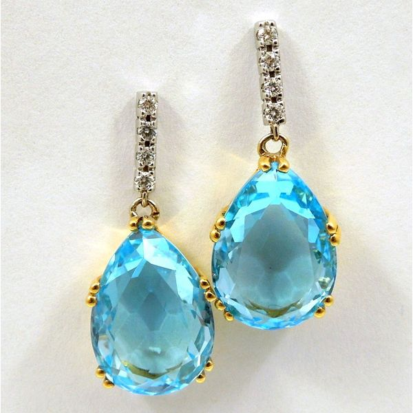 Blue Topaz Earrings Joint Venture Jewelry Cary, NC