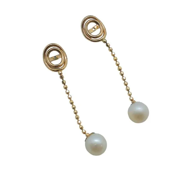 Pearl Drop Earring Jackets Joint Venture Jewelry Cary, NC