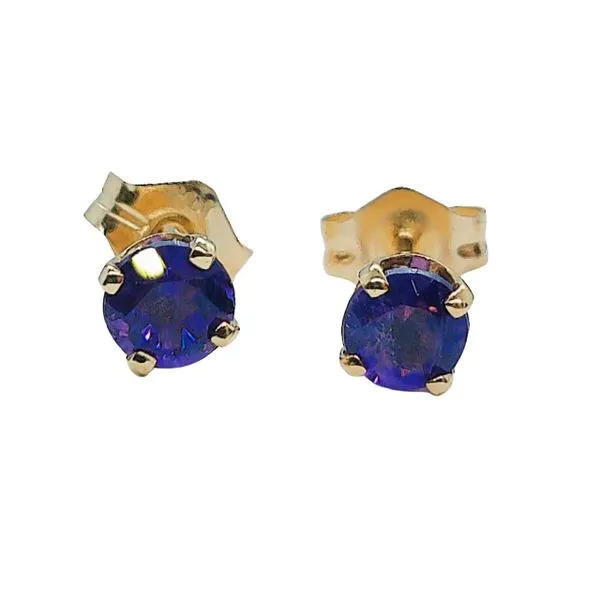 Amethyst Stud Earrings Joint Venture Jewelry Cary, NC