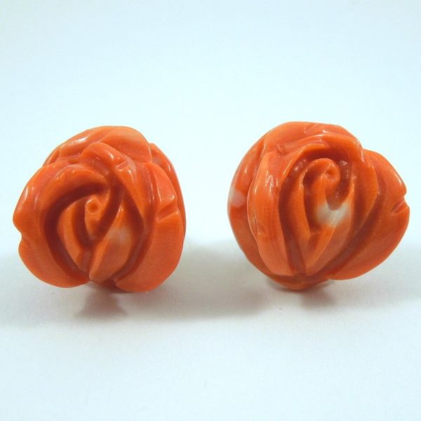 Coral Earrings Joint Venture Jewelry Cary, NC