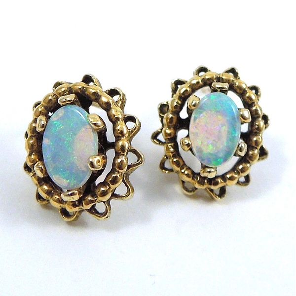 Opal Stud Earrings Joint Venture Jewelry Cary, NC