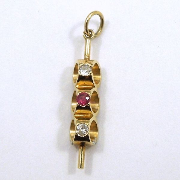 Ruby & Diamond Pendant Joint Venture Jewelry Cary, NC