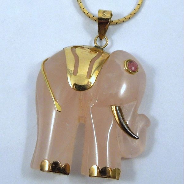 Jade Elephant Necklace Joint Venture Jewelry Cary, NC