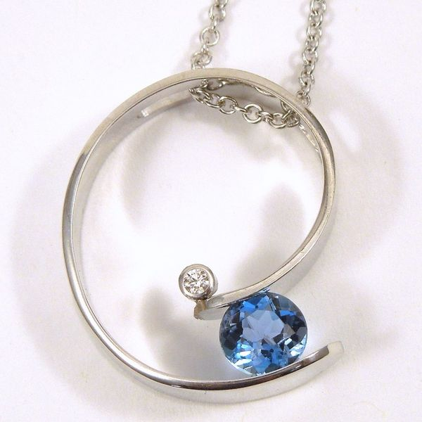Blue Topaz Necklace Joint Venture Jewelry Cary, NC