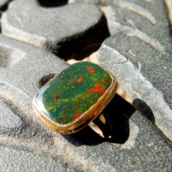 Bloodstone Ring Image 2 Joint Venture Jewelry Cary, NC