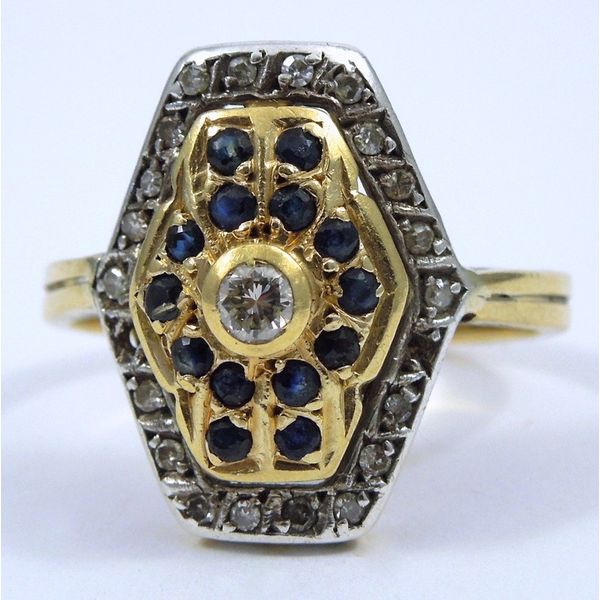 Vintage Sapphire & Diamond Ring Joint Venture Jewelry Cary, NC