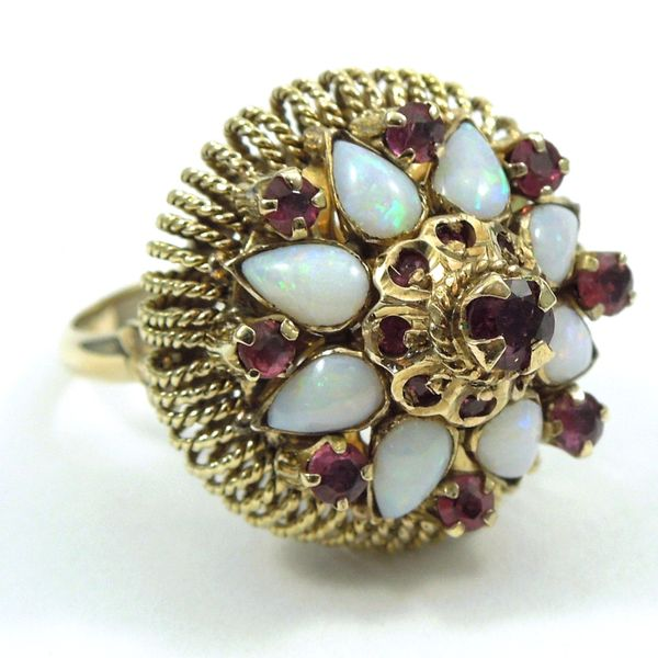 Vintage Garnet & Opal Ring Joint Venture Jewelry Cary, NC