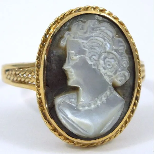 Mother of Pearl Cameo Ring Joint Venture Jewelry Cary, NC