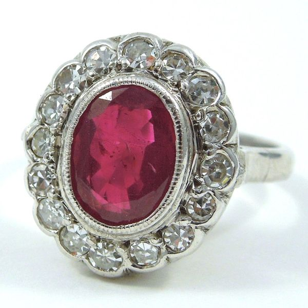 Post War Burma Ruby Ring Joint Venture Jewelry Cary, NC