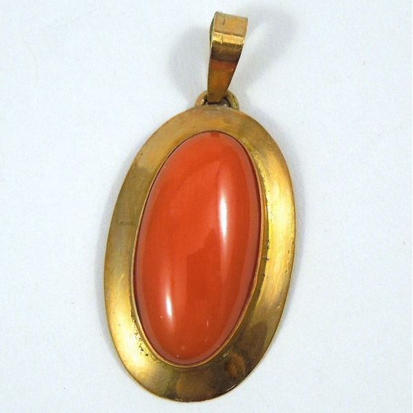 Vintage Coral Pendant Joint Venture Jewelry Cary, NC