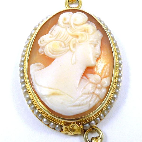 Three Cameo Necklace Image 3 Joint Venture Jewelry Cary, NC