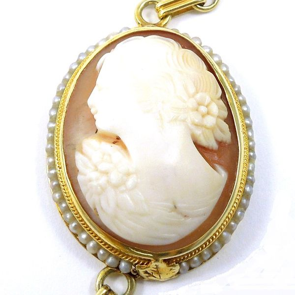 Three Cameo Necklace Image 4 Joint Venture Jewelry Cary, NC