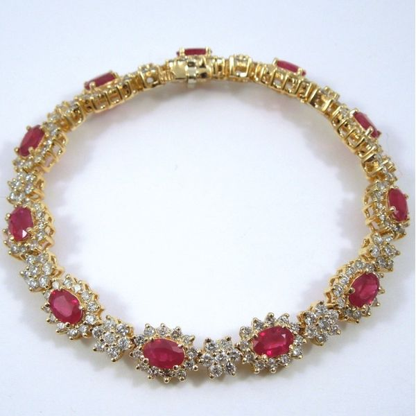 Ruby & Diamond Bracelet Joint Venture Jewelry Cary, NC