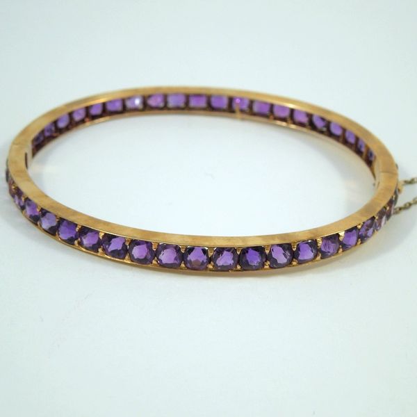 Vintage Amethyst Bangle Joint Venture Jewelry Cary, NC