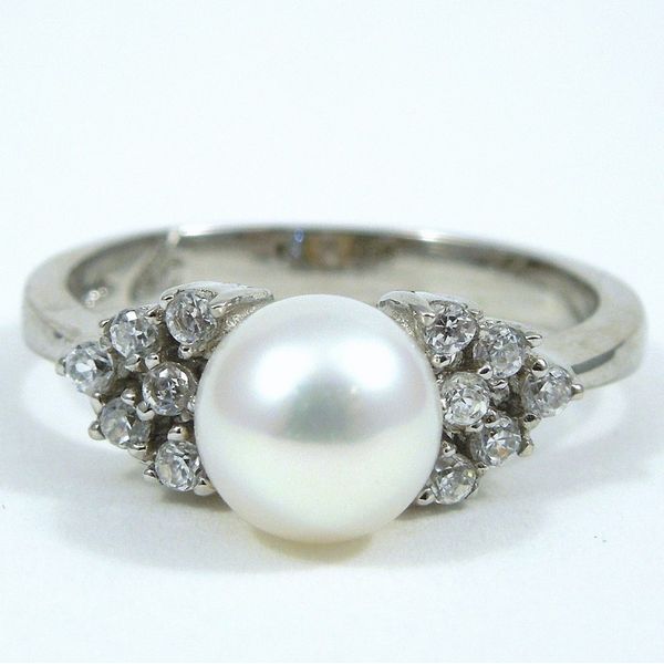 Pearl & Diamond Ring Joint Venture Jewelry Cary, NC